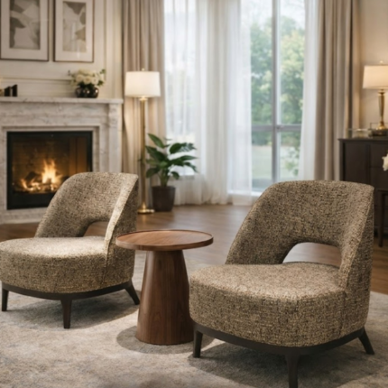 The Azure Velvet Statement Sofa